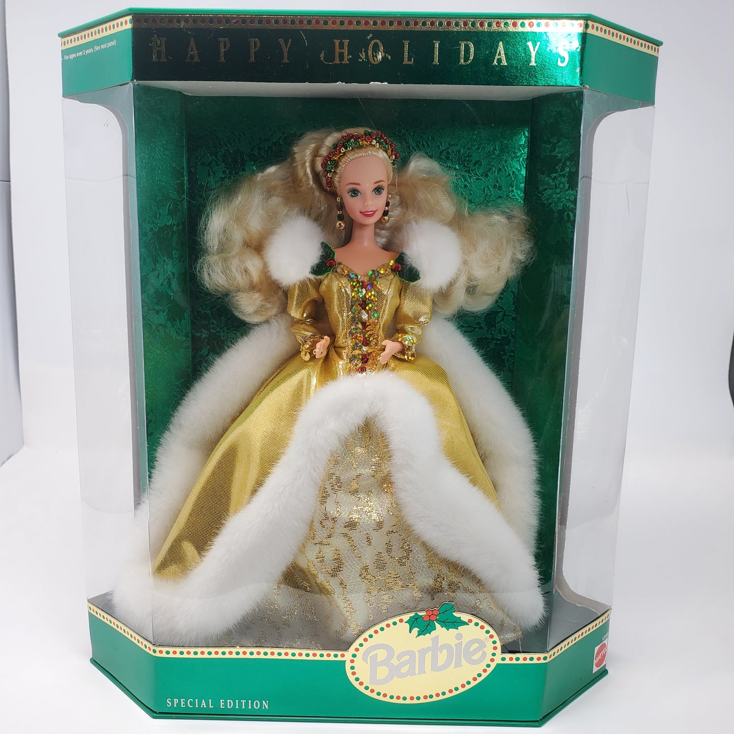 Rare Misprint 1994 Holiday Barbie Collectors Choice