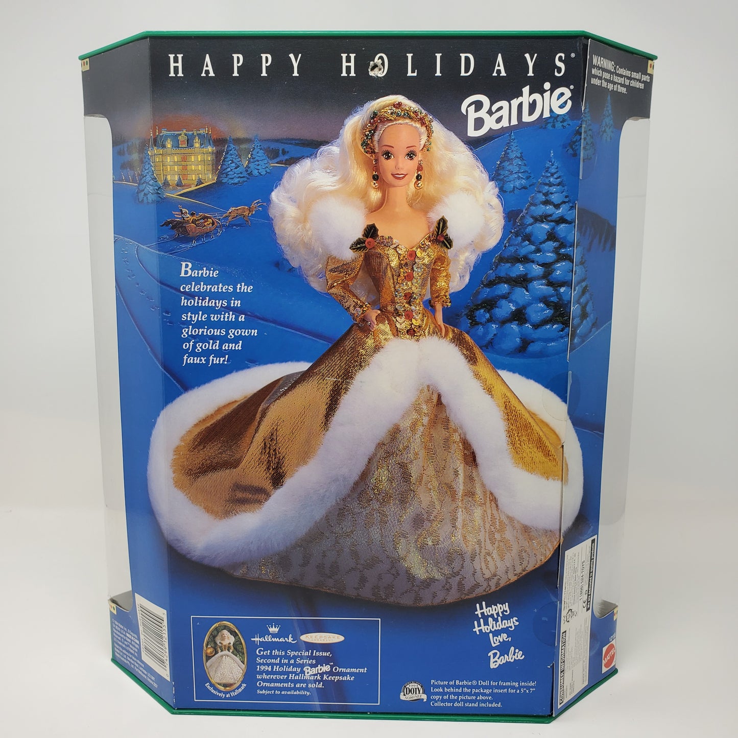 Rare Misprint 1994 Holiday Barbie Collectors Choice
