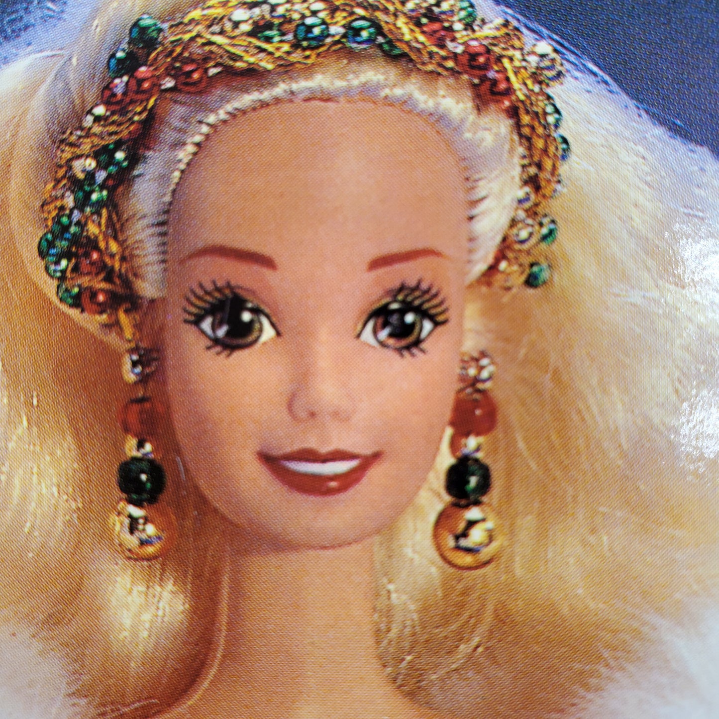 Rare Misprint 1994 Holiday Barbie Collectors Choice
