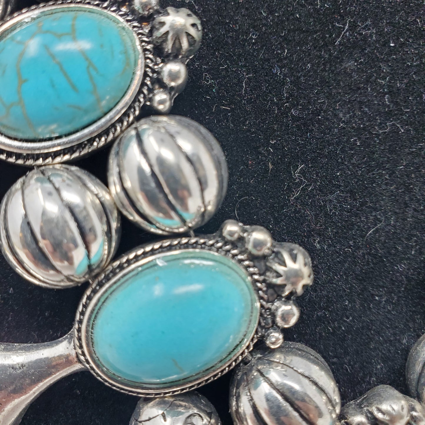 Faux Squash Blossom with Earrings- Sold out! but will return soon!