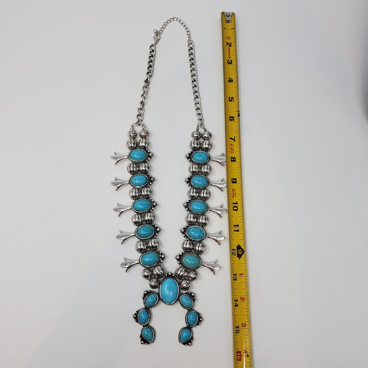 Faux Squash Blossom with Earrings- Sold out! but will return soon!