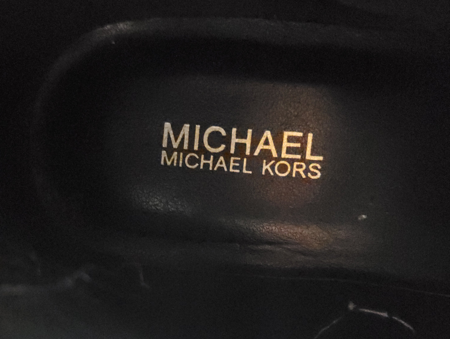 Michael Kors Faux fur leopard print boots women's Size 7.5