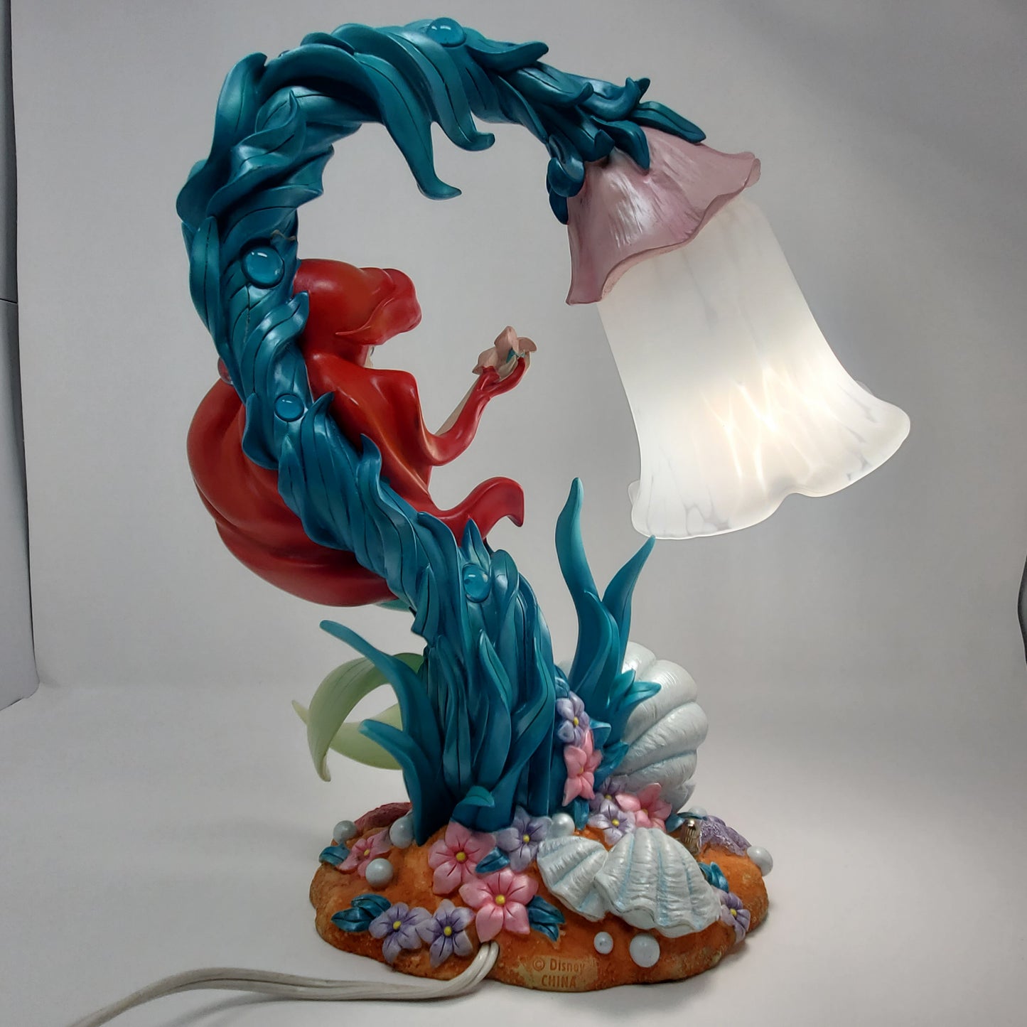 Vintage Rare Ceramic Ariel Figure Lamp 2004