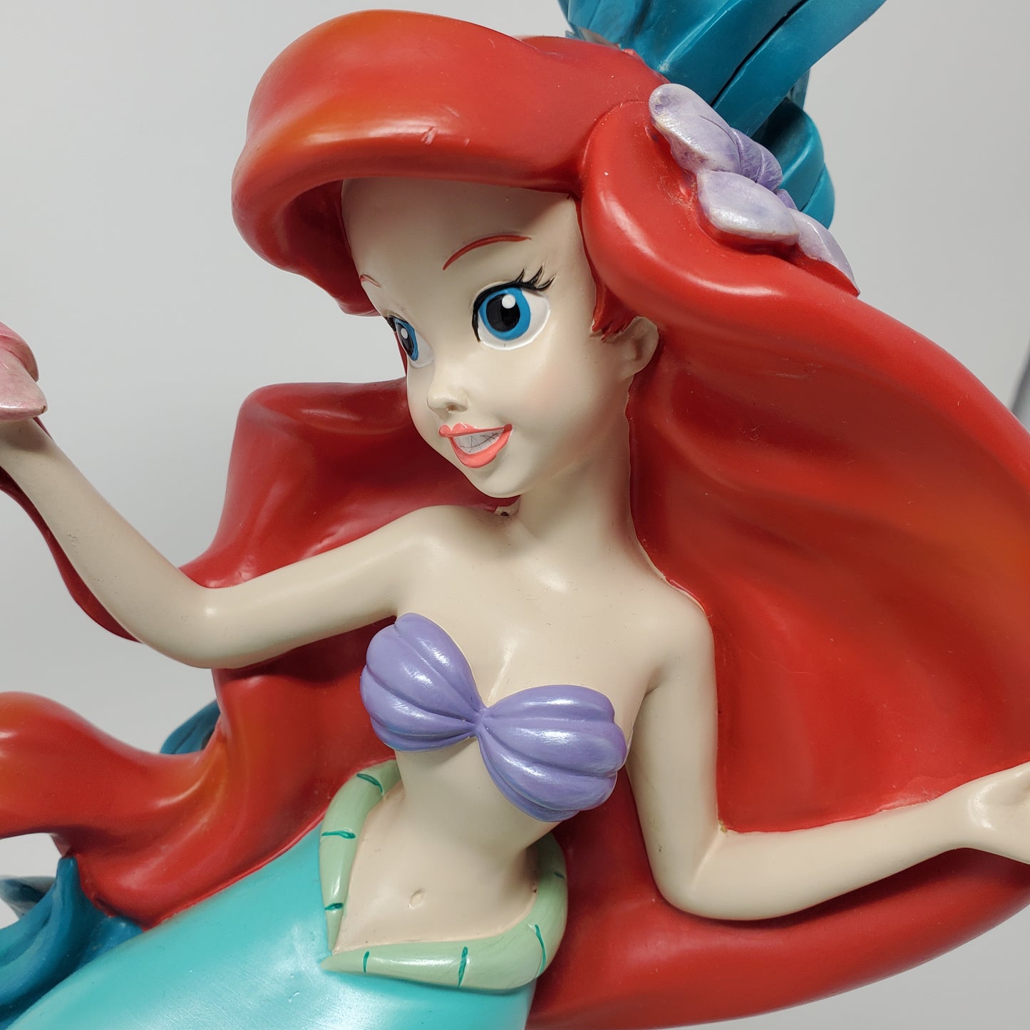 Vintage Rare Ceramic Ariel Figure Lamp 2004