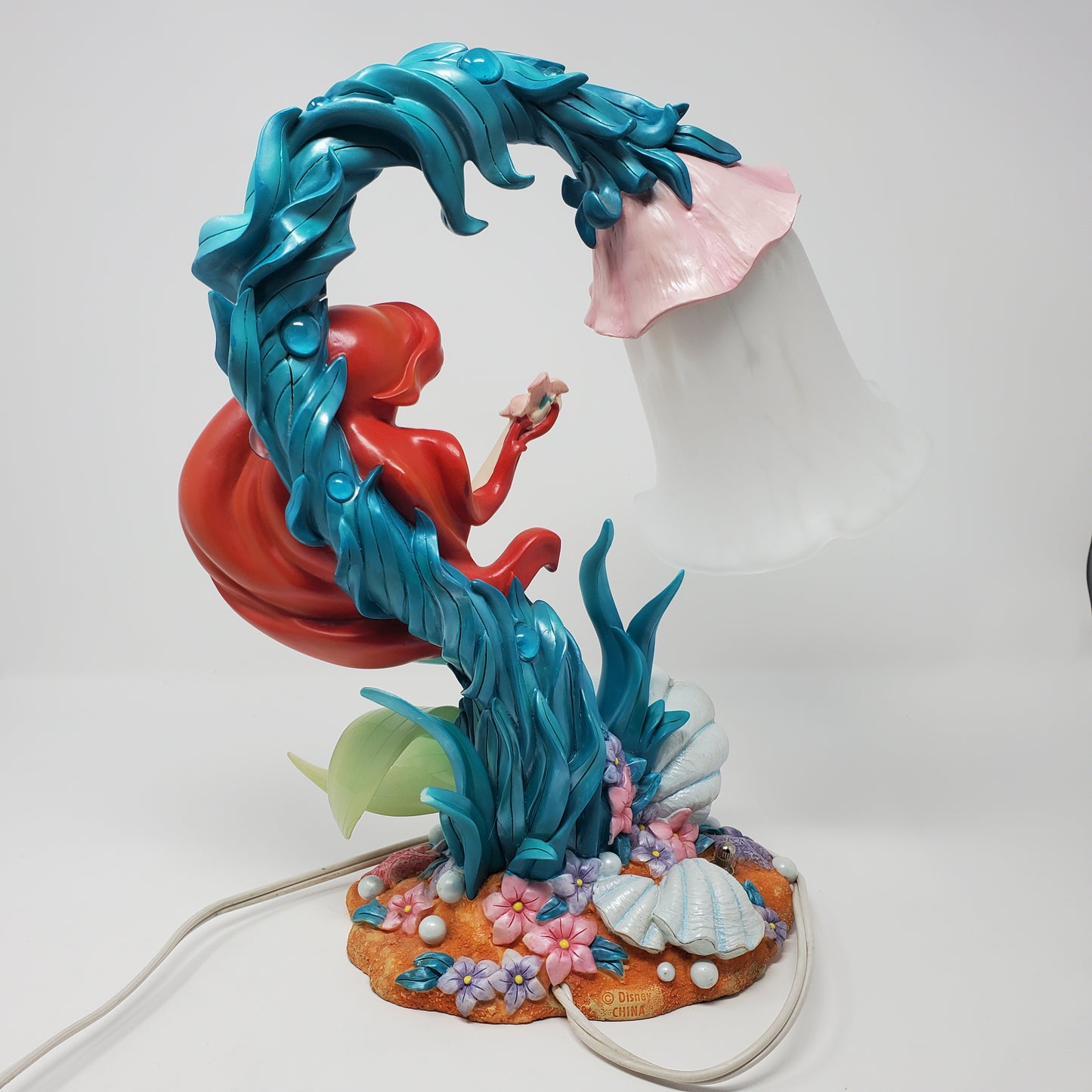 Vintage Rare Ceramic Ariel Figure Lamp 2004