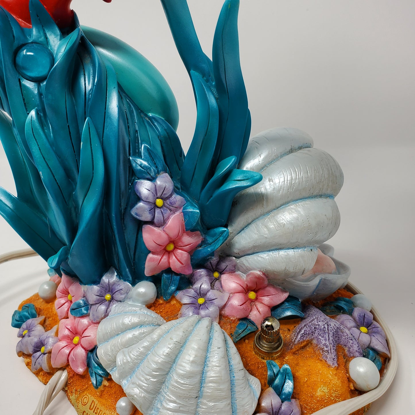 Vintage Rare Ceramic Ariel Figure Lamp 2004