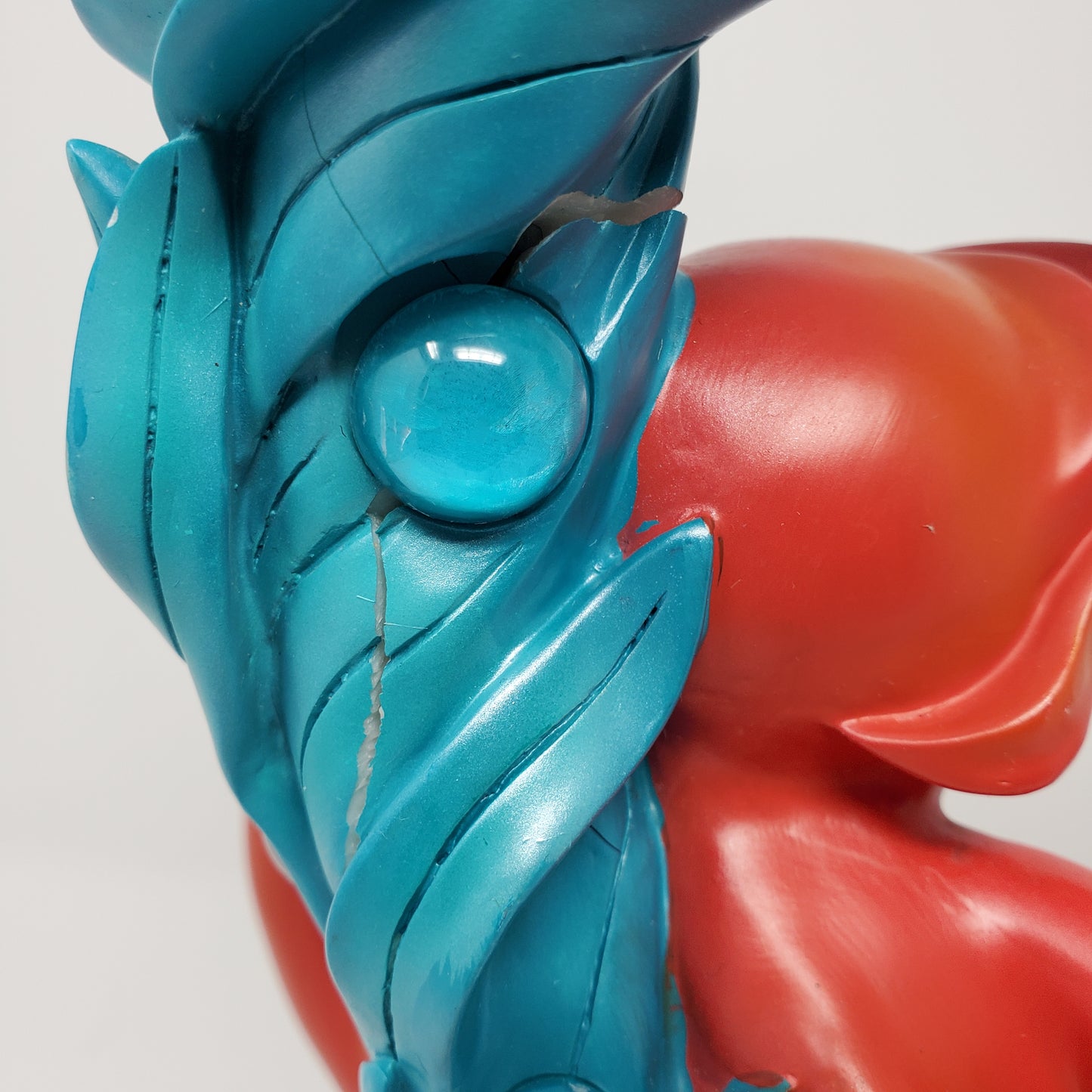 Vintage Rare Ceramic Ariel Figure Lamp 2004