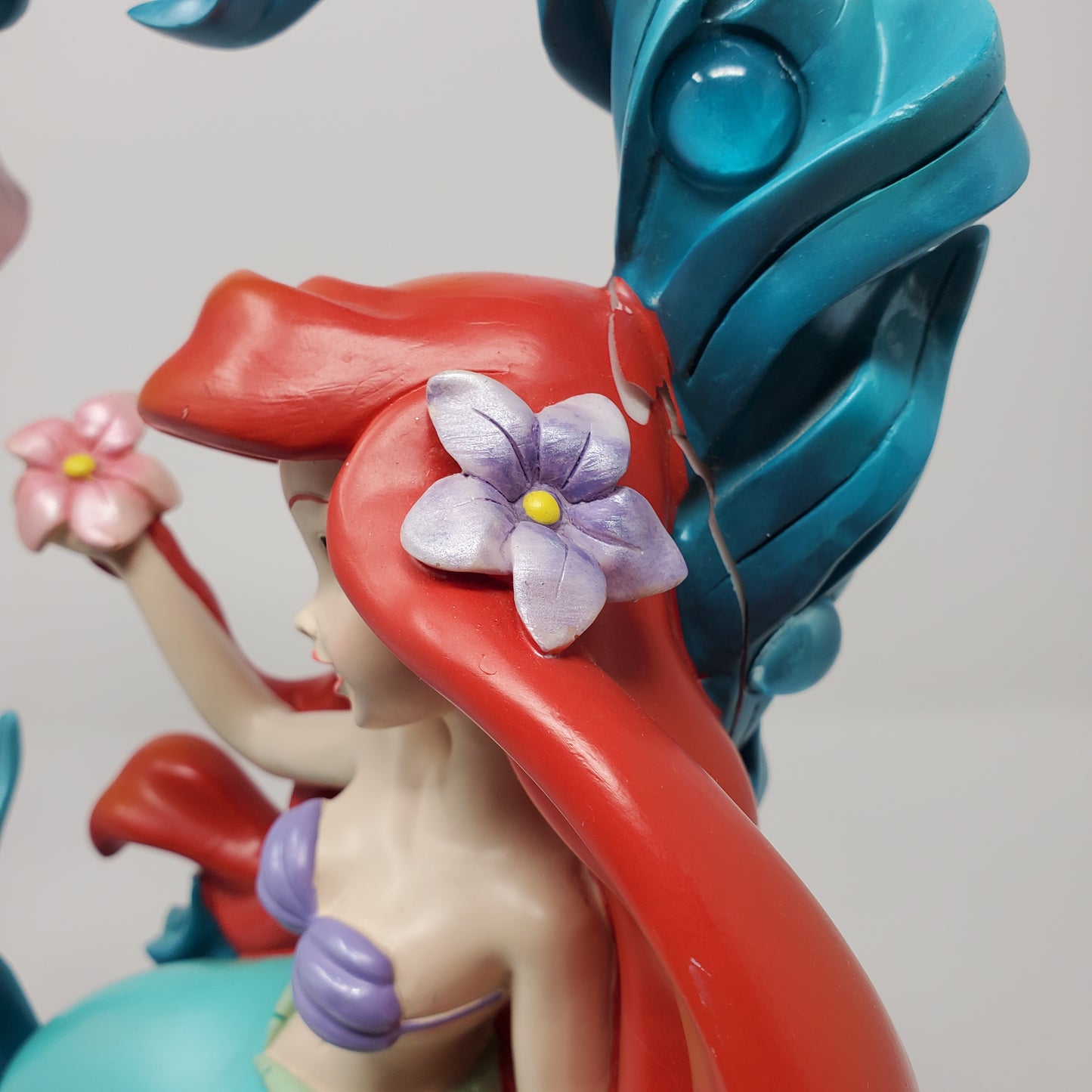Vintage Rare Ceramic Ariel Figure Lamp 2004