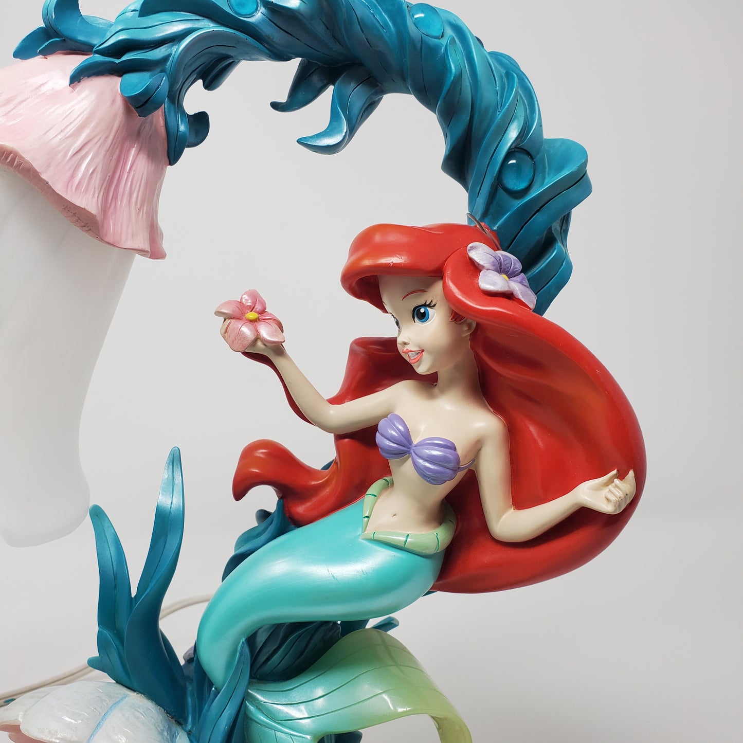 Vintage Rare Ceramic Ariel Figure Lamp 2004