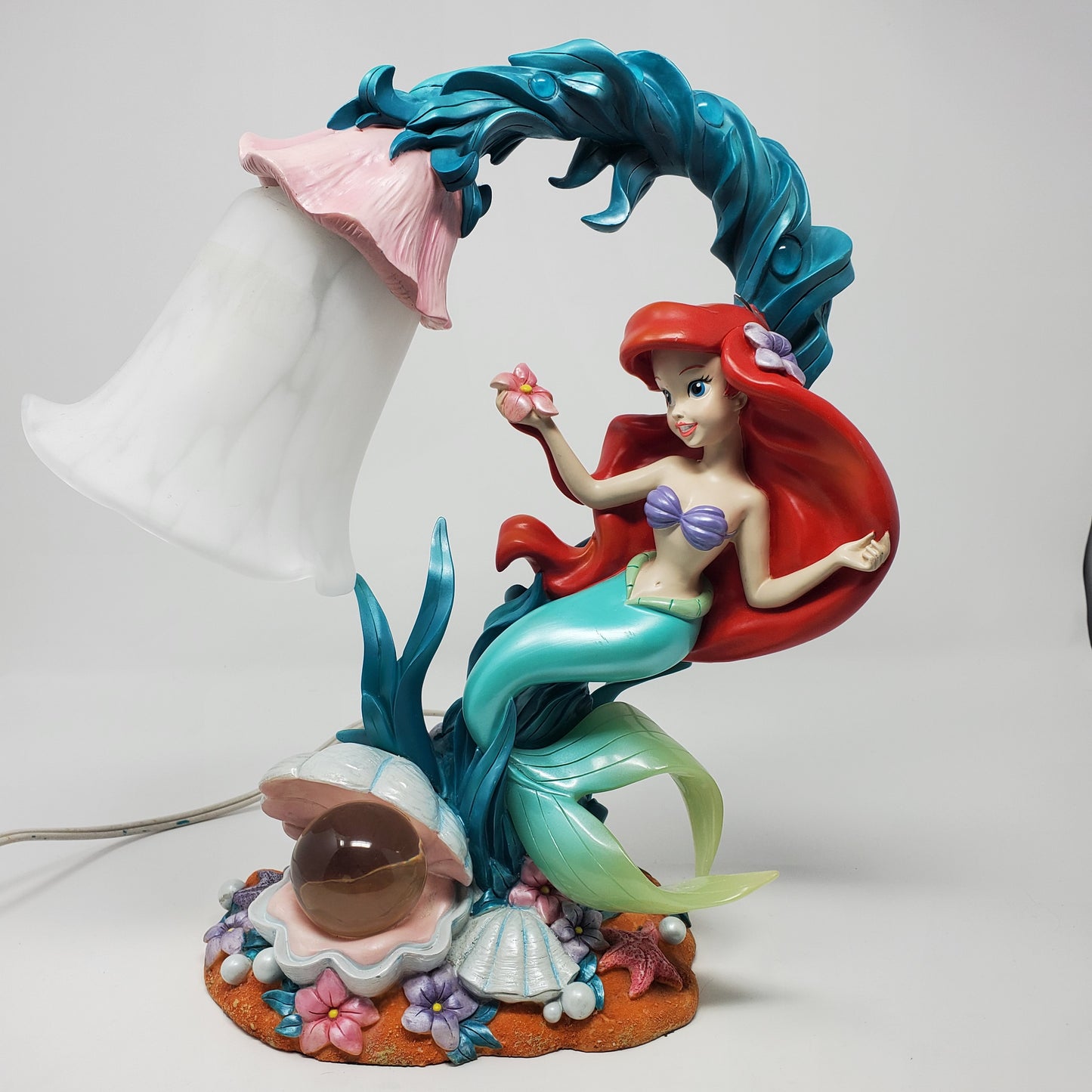 Vintage Rare Ceramic Ariel Figure Lamp 2004