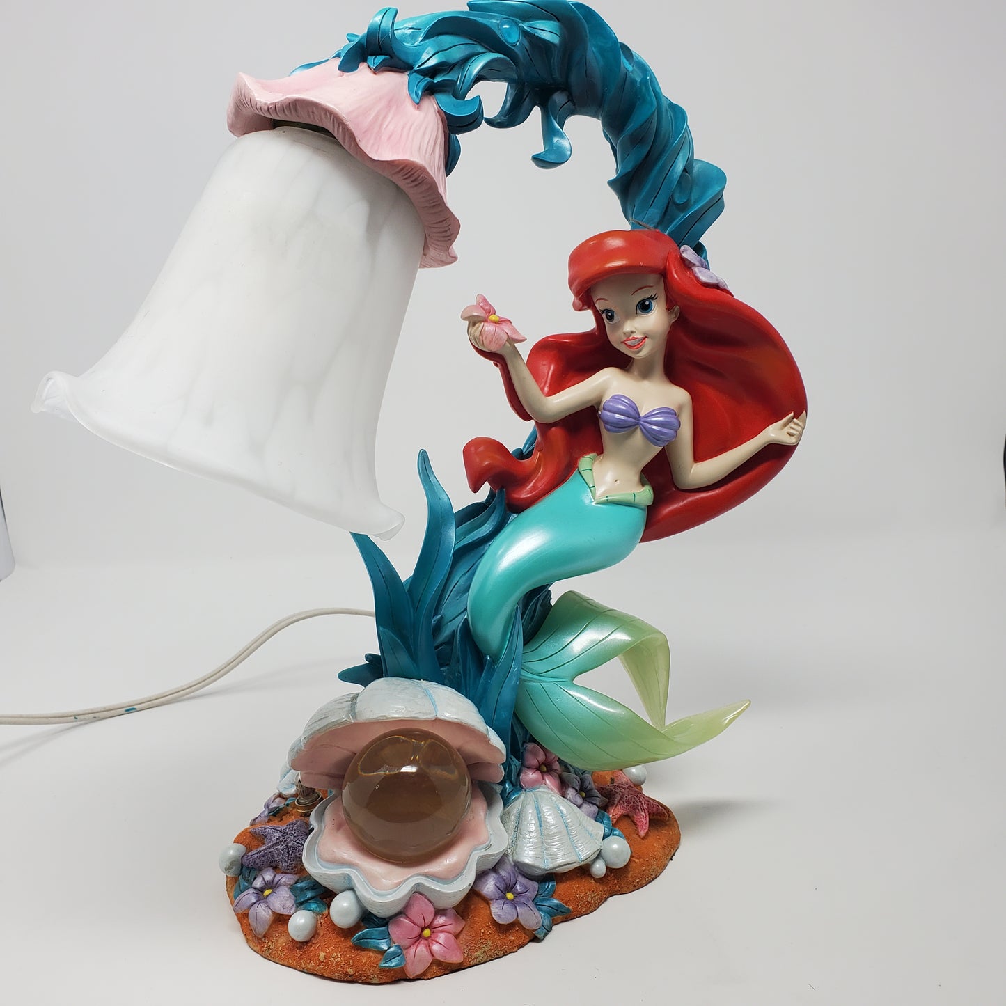 Vintage Rare Ceramic Ariel Figure Lamp 2004