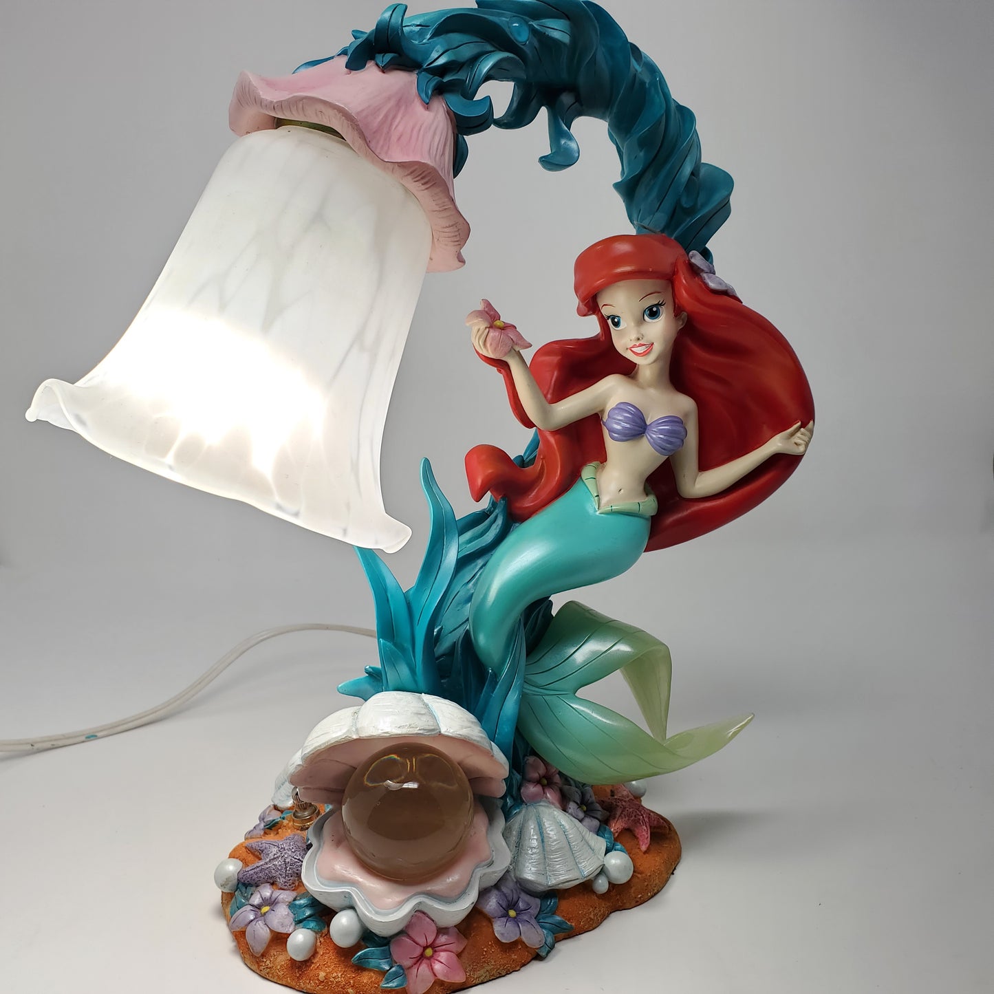 Vintage Rare Ceramic Ariel Figure Lamp 2004