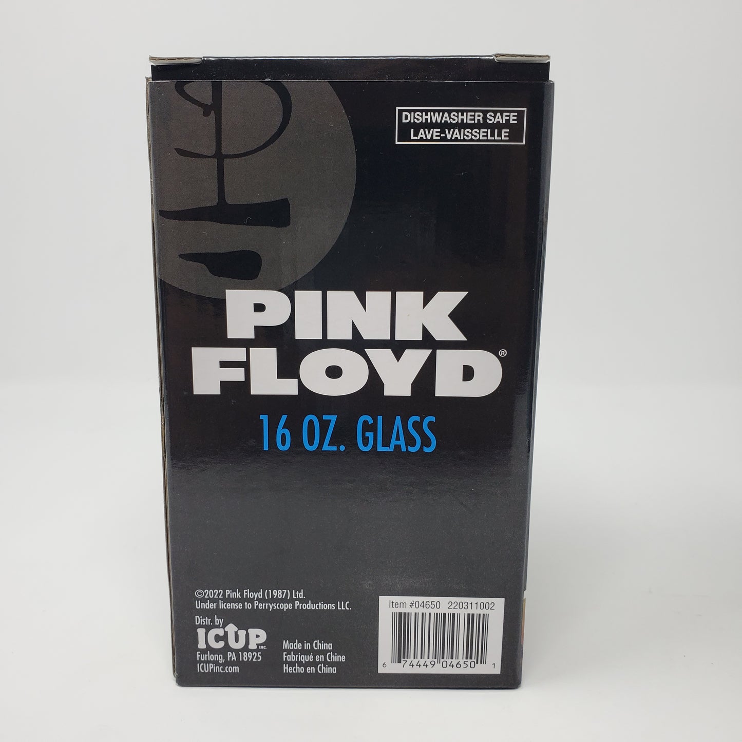 Pink Floyd 16 oz collector's glass New inbox