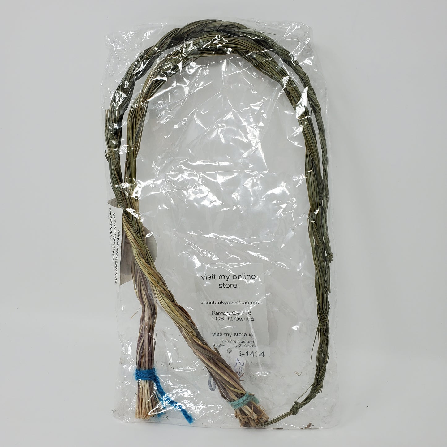 Two 22" Sweetgrass Ropes