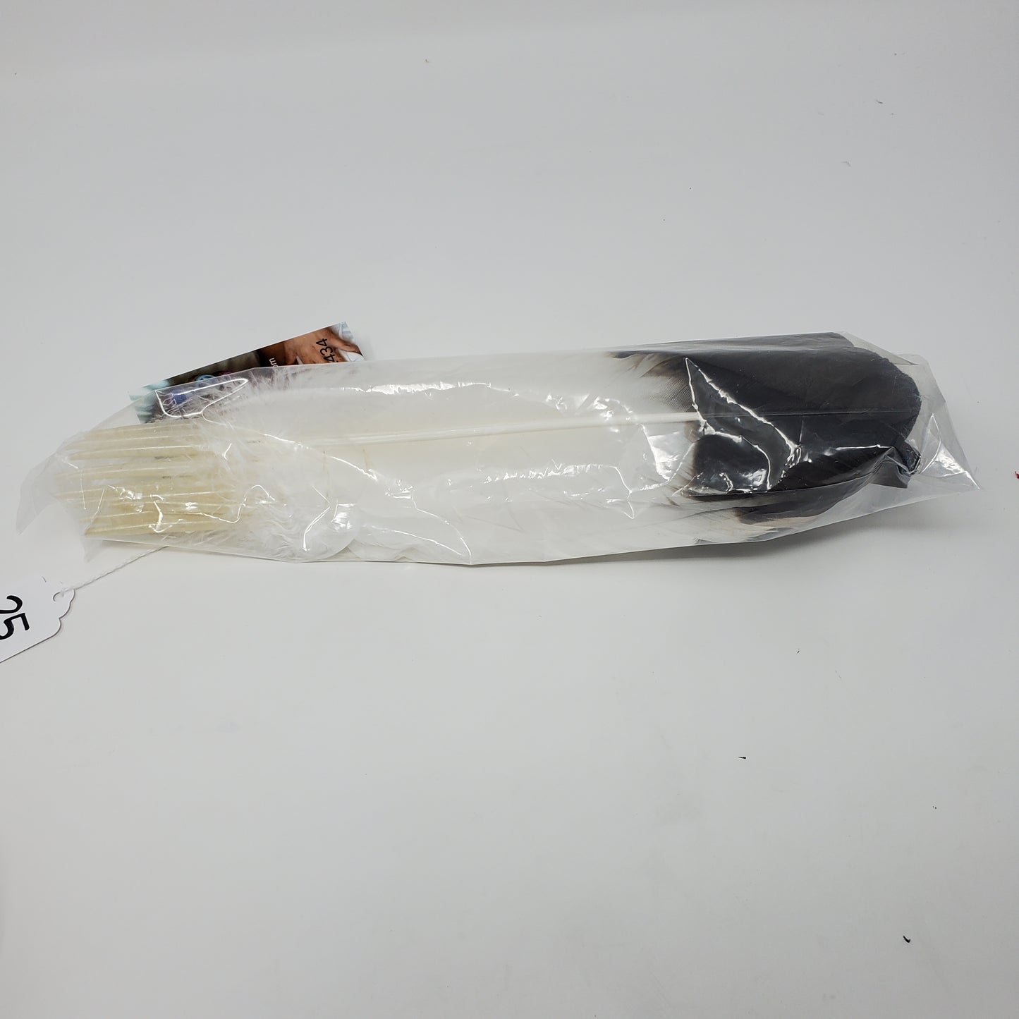 Brown Tip Smudging Feathers (imitation eagle feather) 10 feathers per package