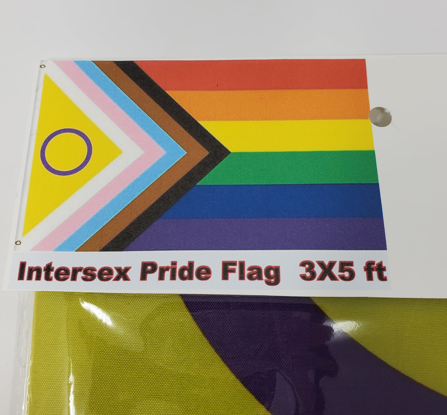 Intersex Pride Flag 3ft X 5ft
