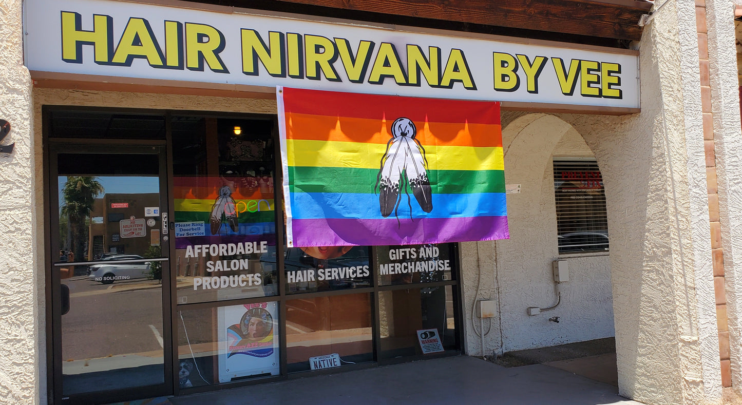 2 Spirit Rainbow Pride Flag - 3 Feet X 5 Feet