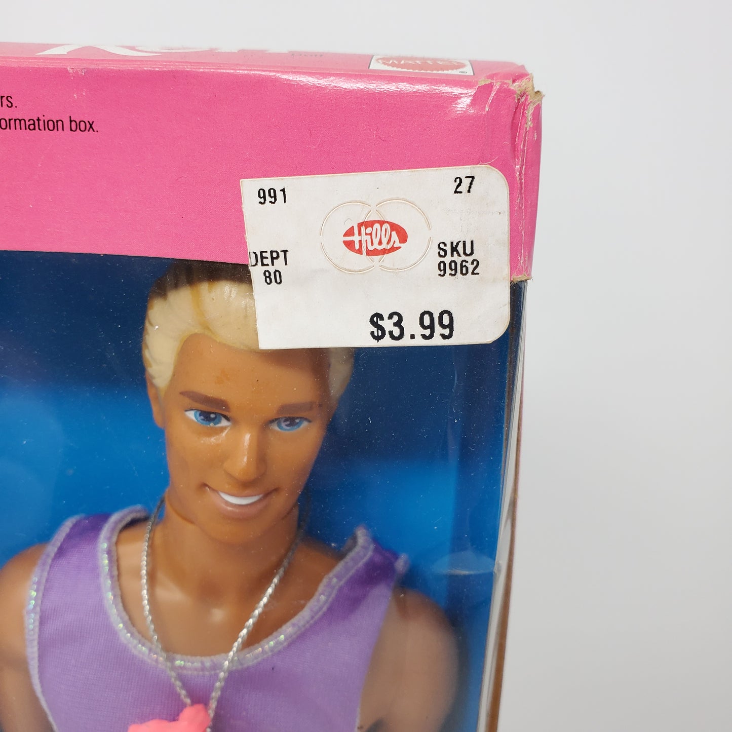 Glitter Beach Barbie Ken Doll by Mattel Vintage 1992 w/ original price tag!