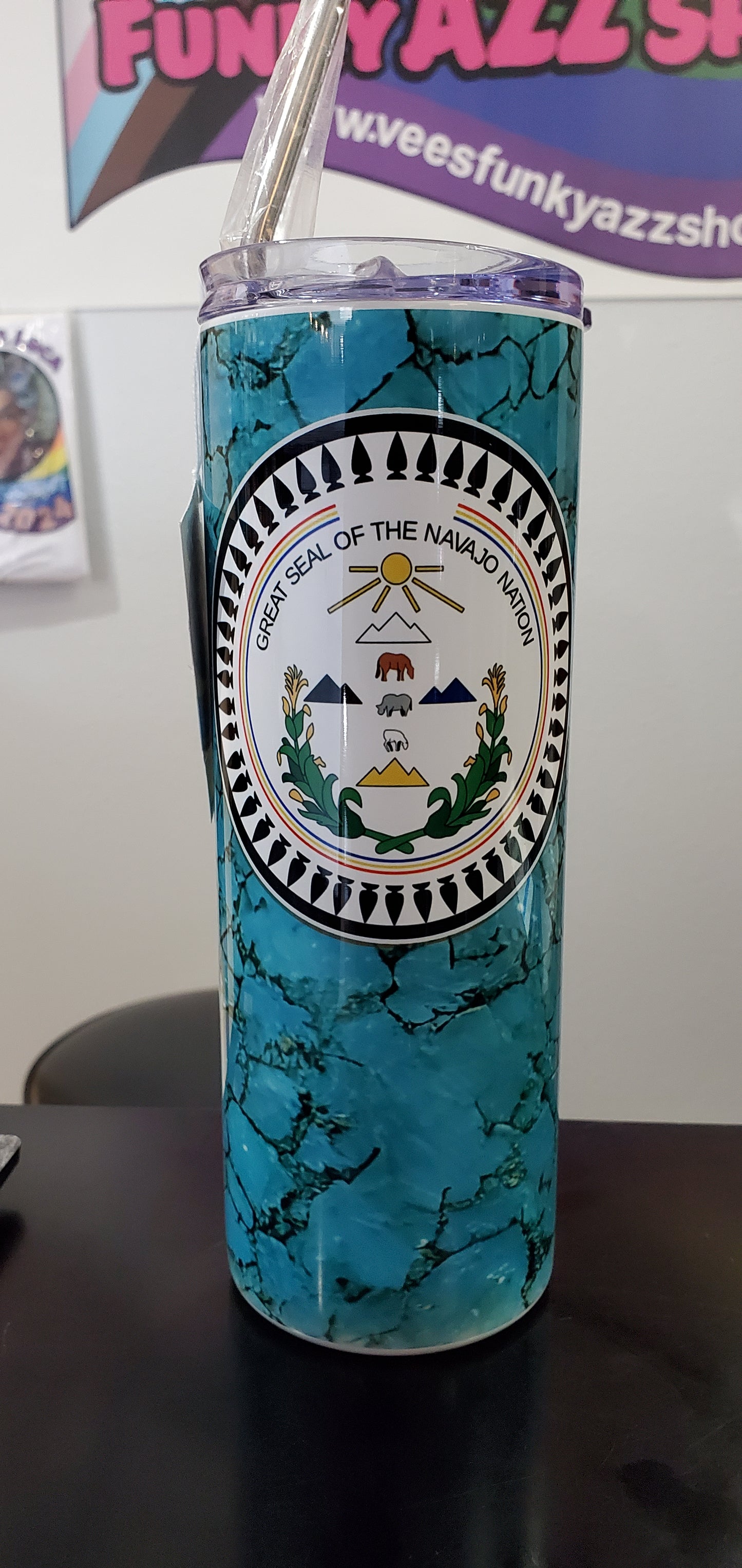 Navajo Nation Seal 20 oz Hot and Cold Sip Cup/Mug