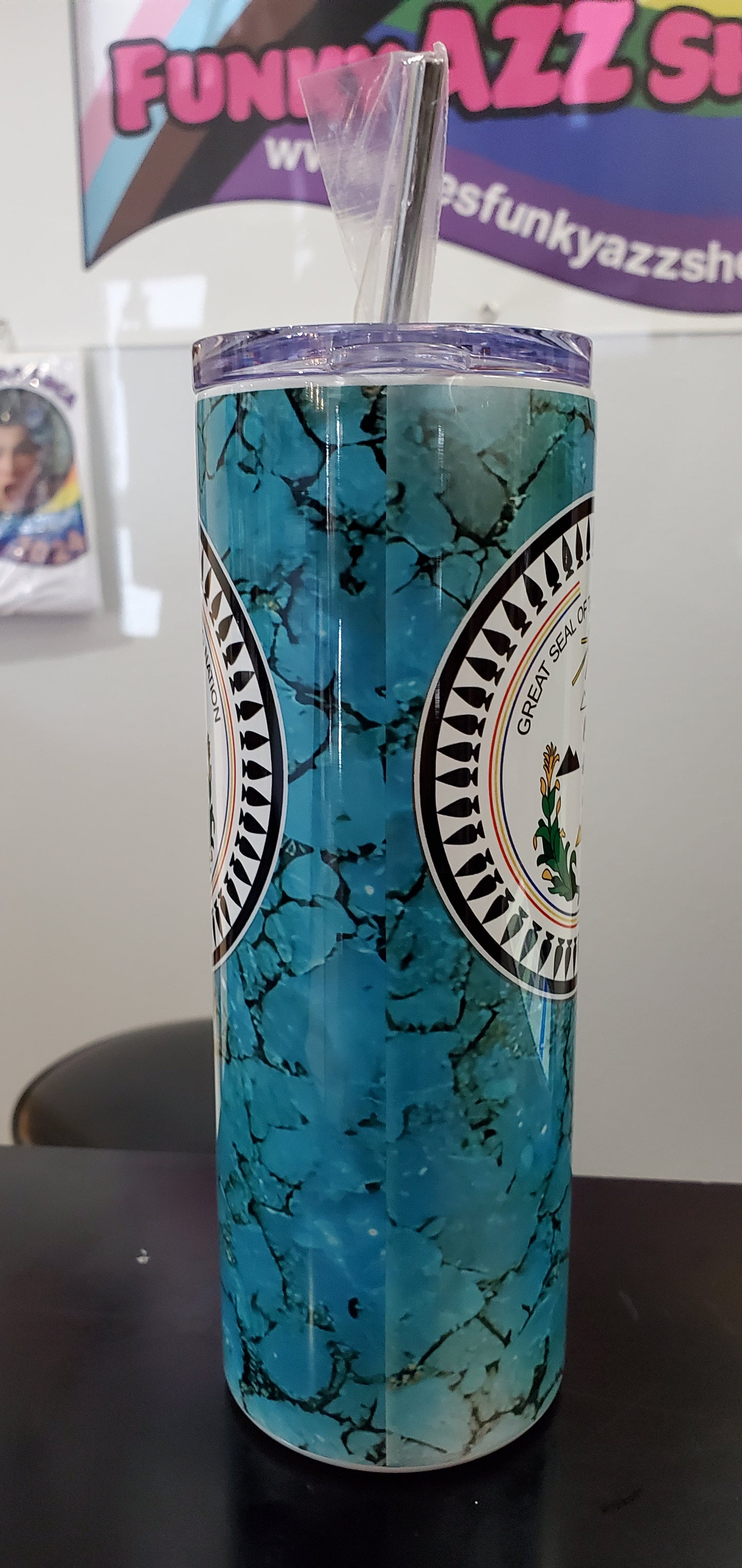 Navajo Nation Seal 20 oz Hot and Cold Sip Cup/Mug