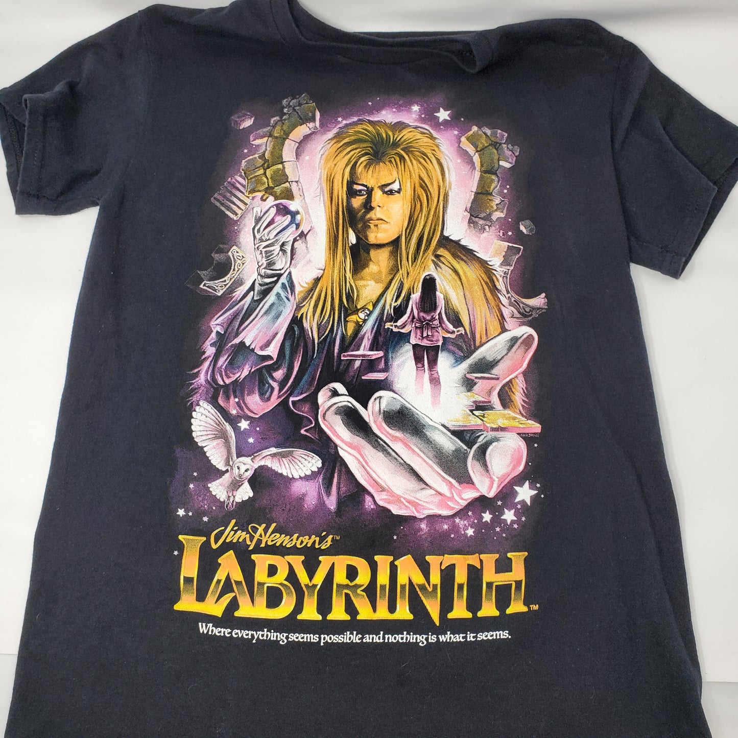 Jim Henson's Labyrinth The Goblin King Collectible Tshirt Mens size small