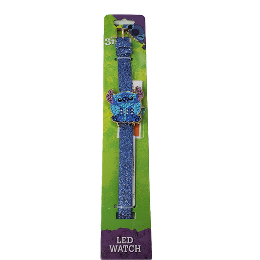 Rhinestone Stitch LED Watch