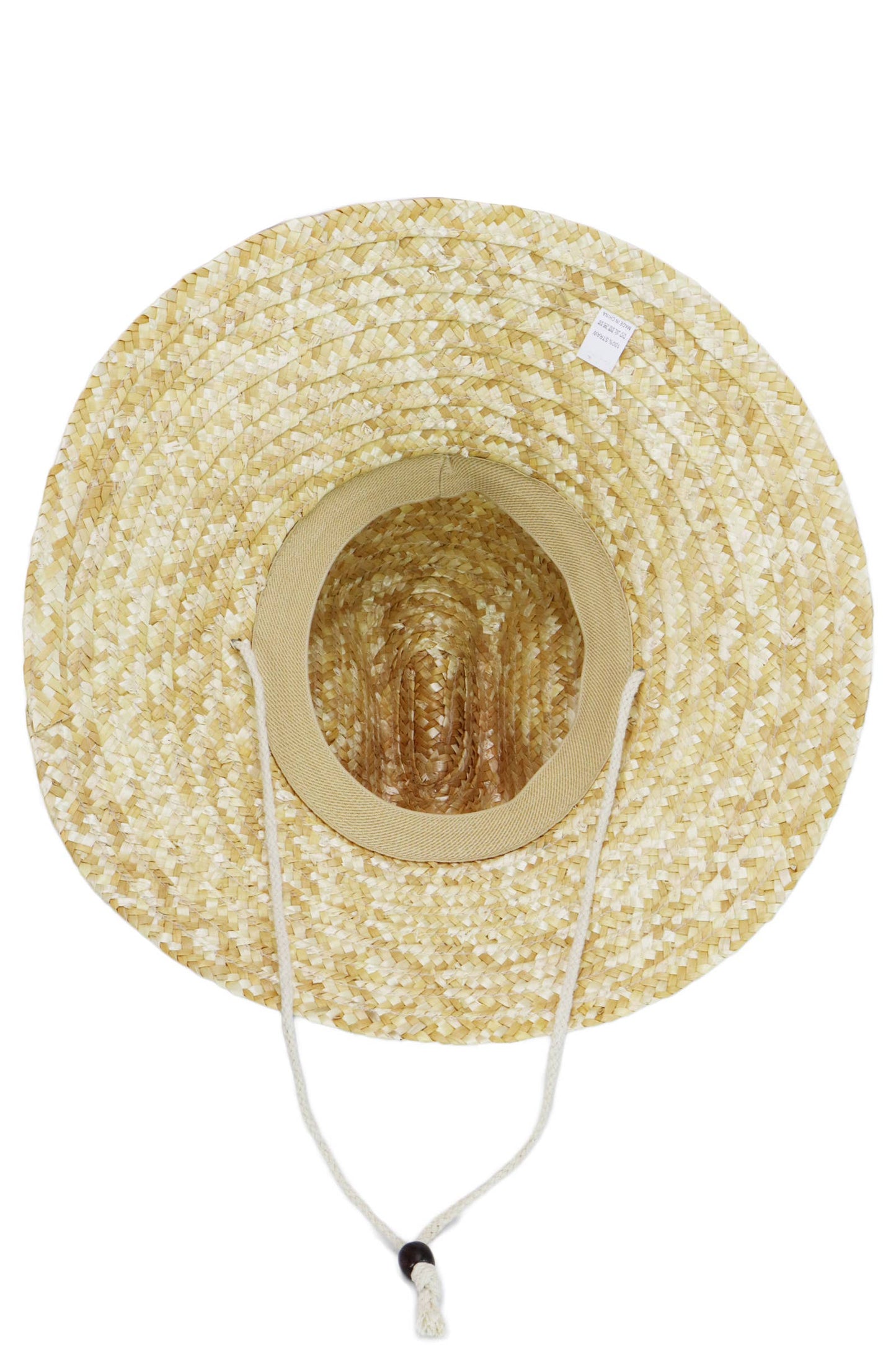 Rainbow Pride Flag Patch Wheat Straw Lifeguard Hat