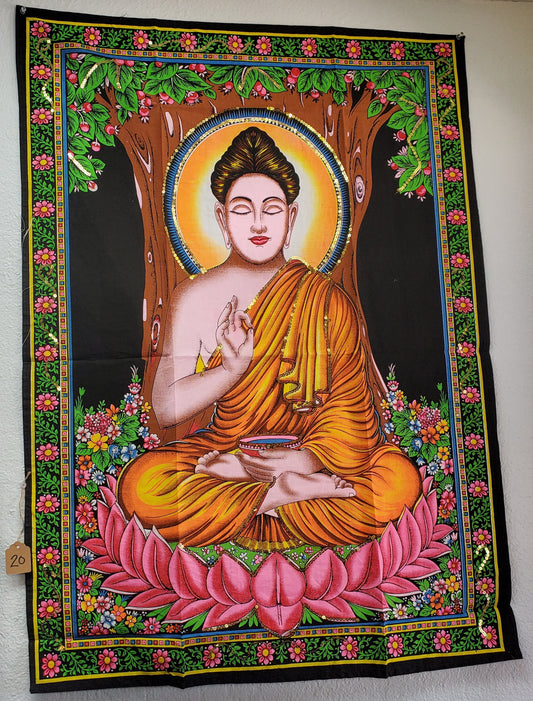 Buddha wall tapestry  29"x40"