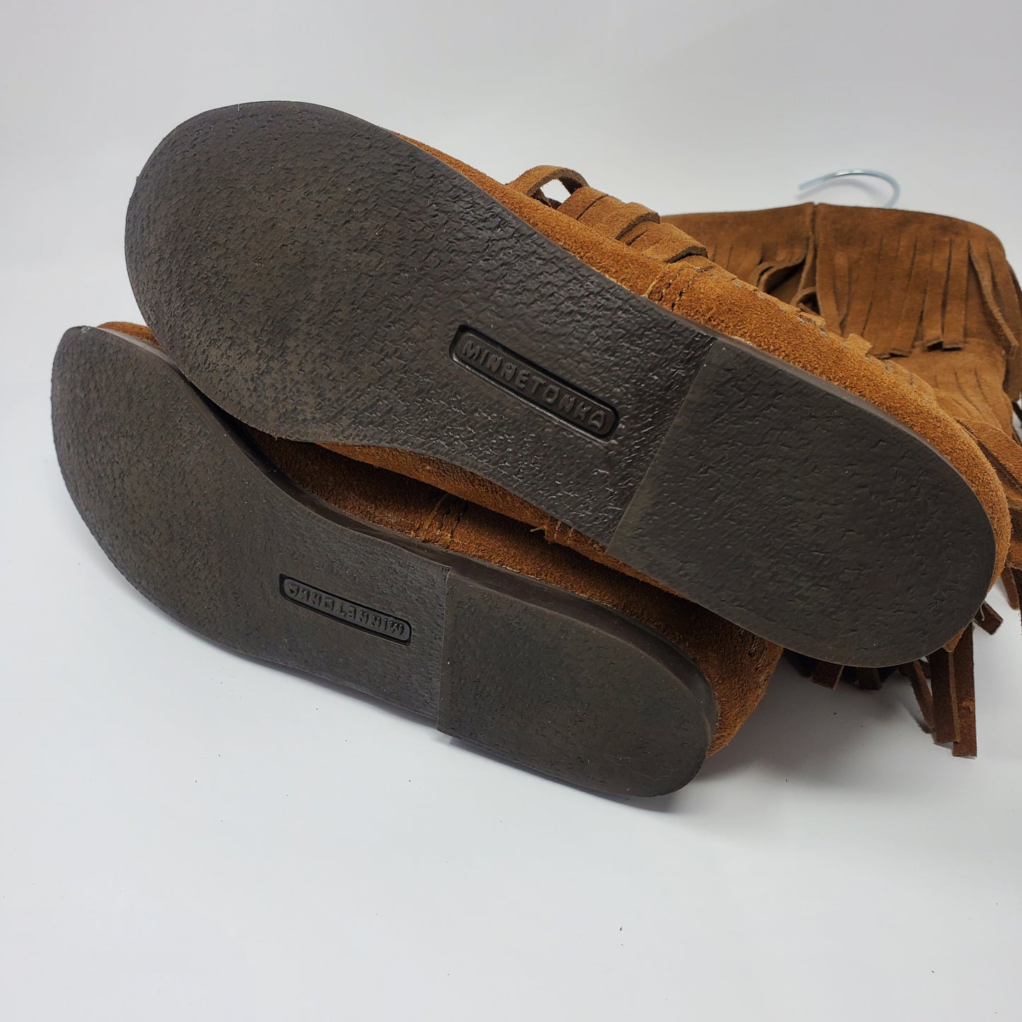 Women Minnetonka 3 Layer Fringe Boot