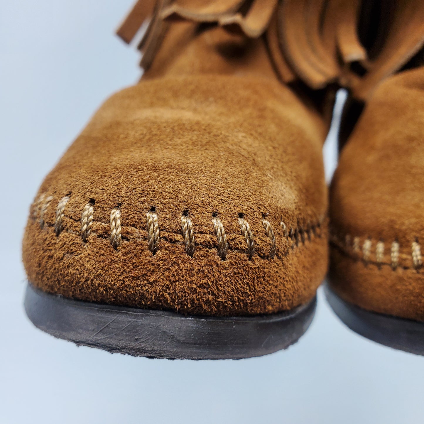 Women Minnetonka 3 Layer Fringe Boot