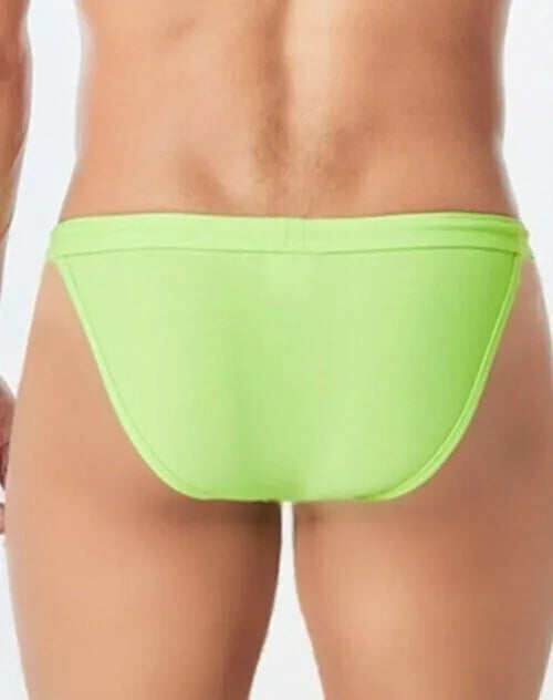 Men's Lime Green Bikini Style Swimwear 2XL fits 32" to 37"