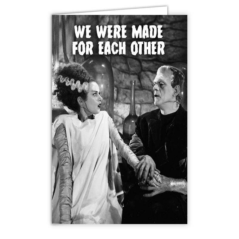 Frankenstein "Made for Each Other" Greeting Card: Card & Envelope Only