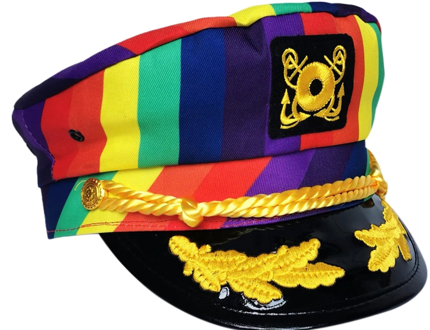 Rainbow Captains Cap