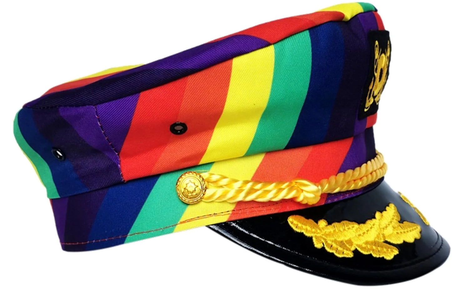 Rainbow Captains Cap