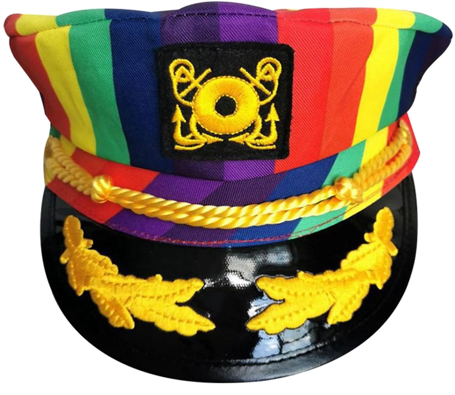 Rainbow Captains Cap