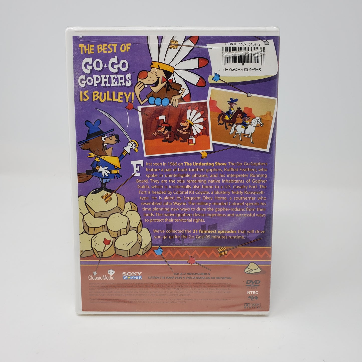 Factory Sealed " The Best of the Go Go Gophers" Collectors DVD Out of Print