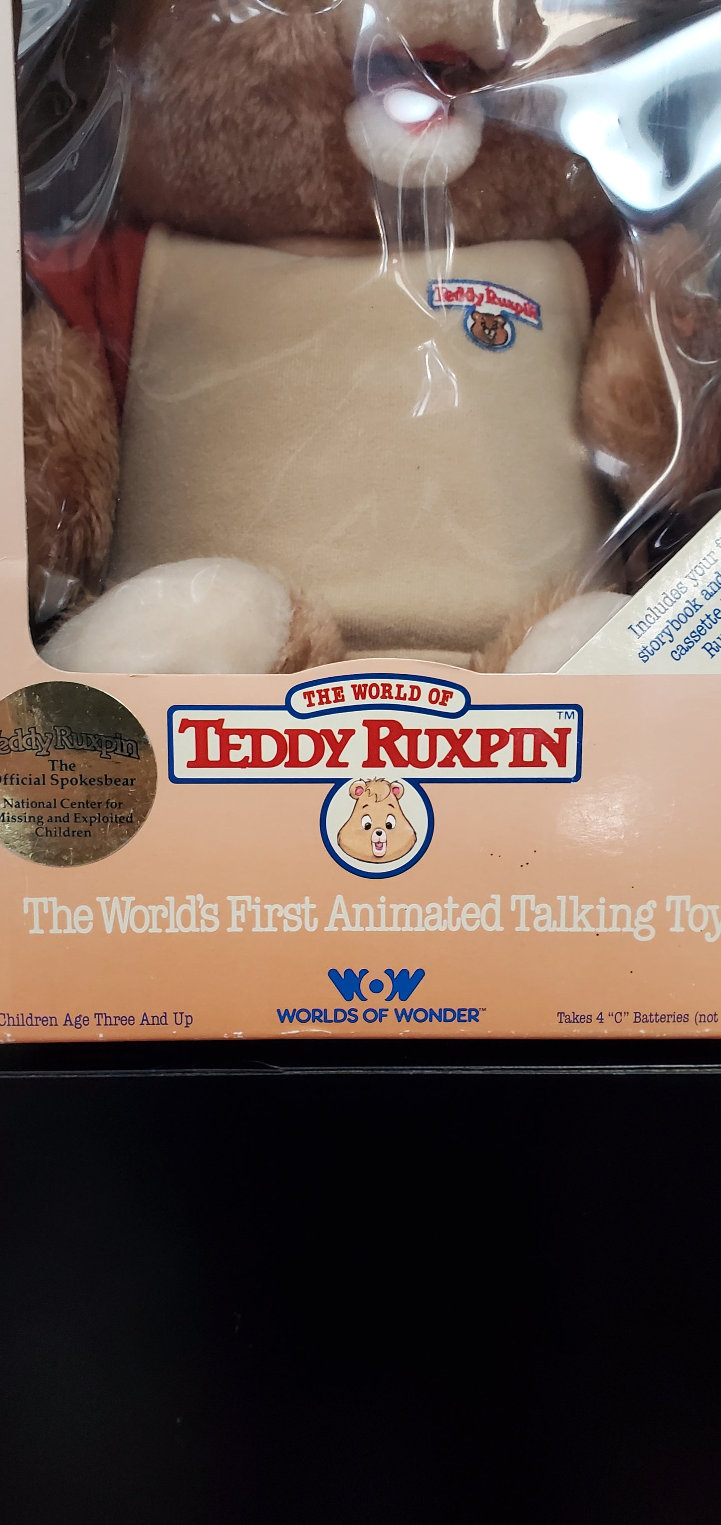 Teddy Ruxpin 1985 Vintage Doll Worlds Of Wonder NIB