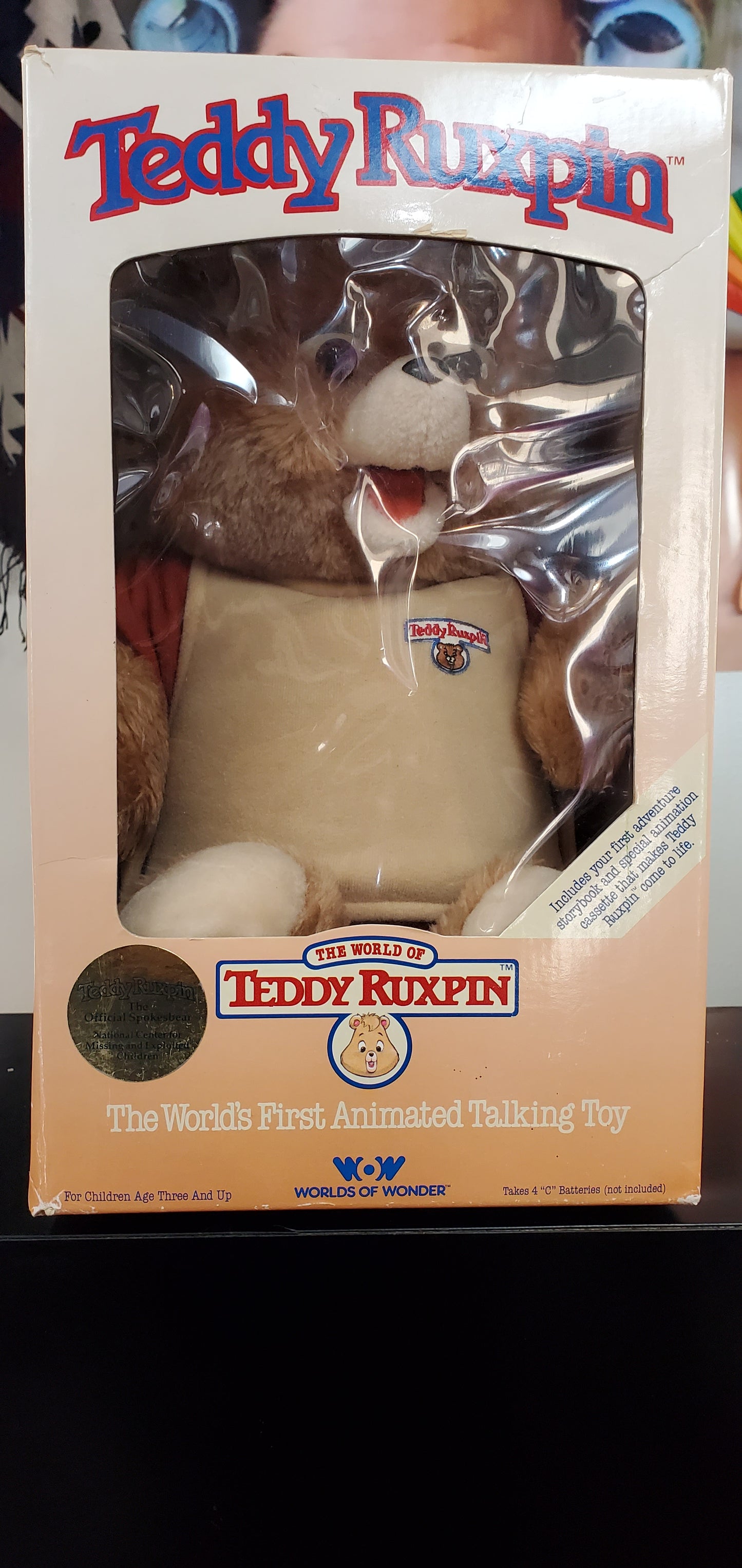 Teddy Ruxpin 1985 Vintage Doll Worlds Of Wonder NIB