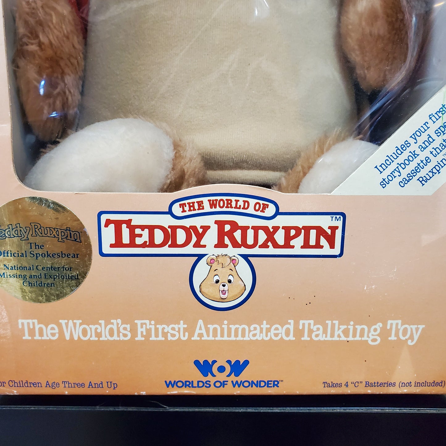 Teddy Ruxpin 1985 Vintage Doll Worlds Of Wonder NIB