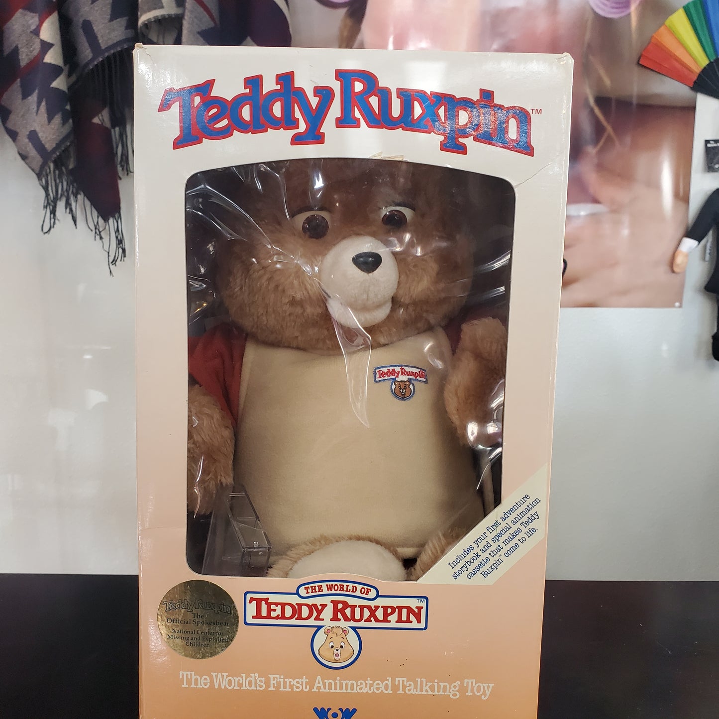 Teddy Ruxpin 1985 Vintage Doll Worlds Of Wonder NIB