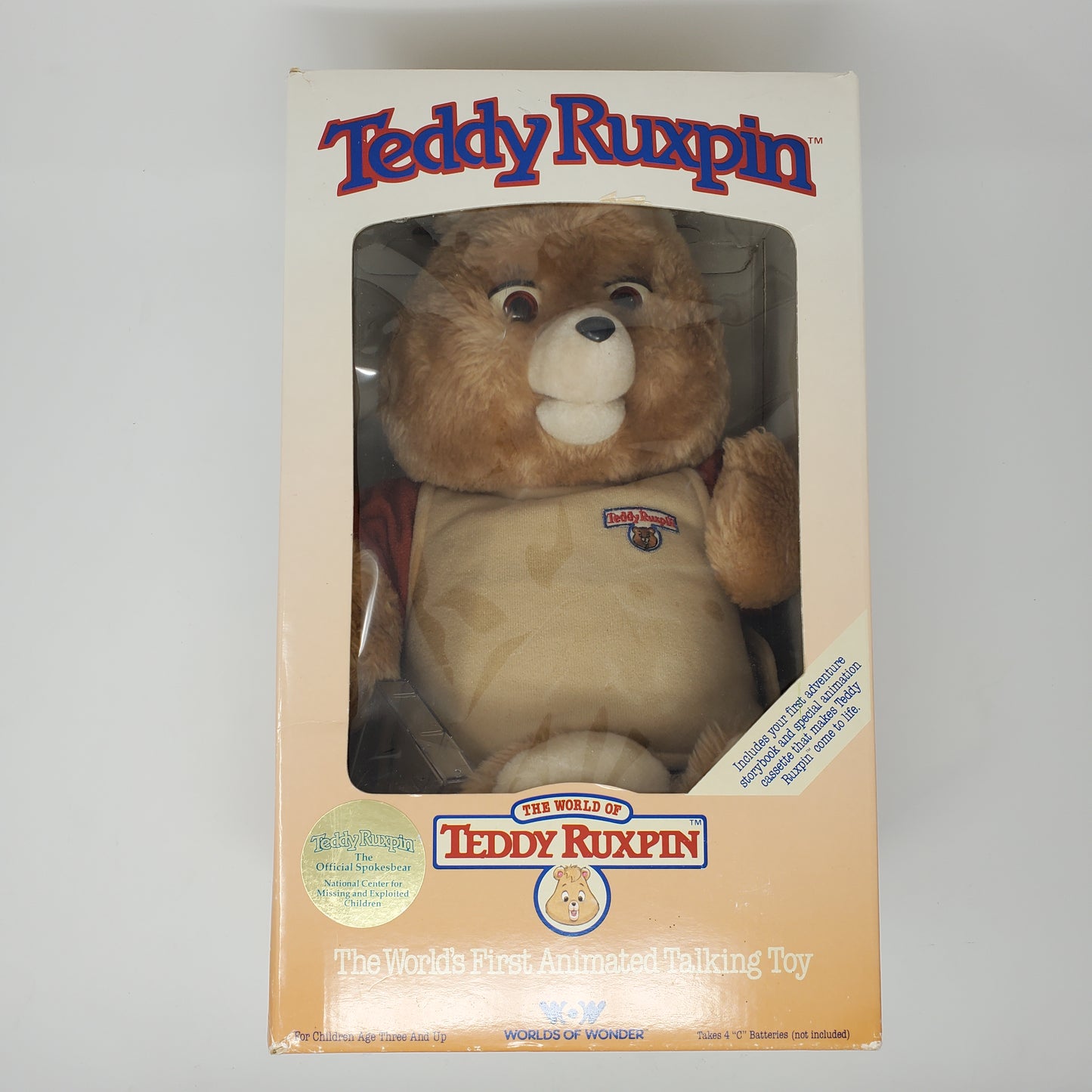 Teddy Ruxpin 1985 Vintage Doll Worlds Of Wonder NIB