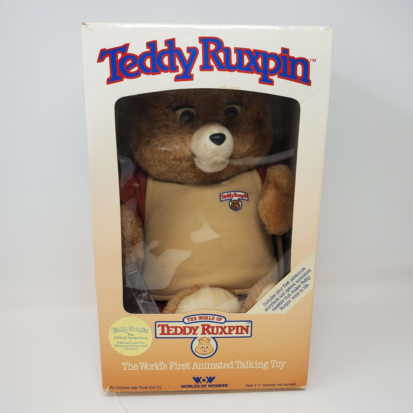 Teddy Ruxpin 1985 Vintage Doll Worlds Of Wonder NIB