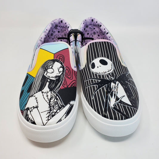 Nightmare Before Christmas Men's Canvas slip on shoe size 11