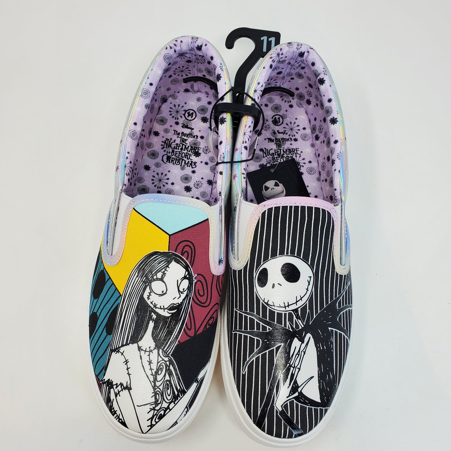 Nightmare Before Christmas Men's Canvas slip on shoe size 11