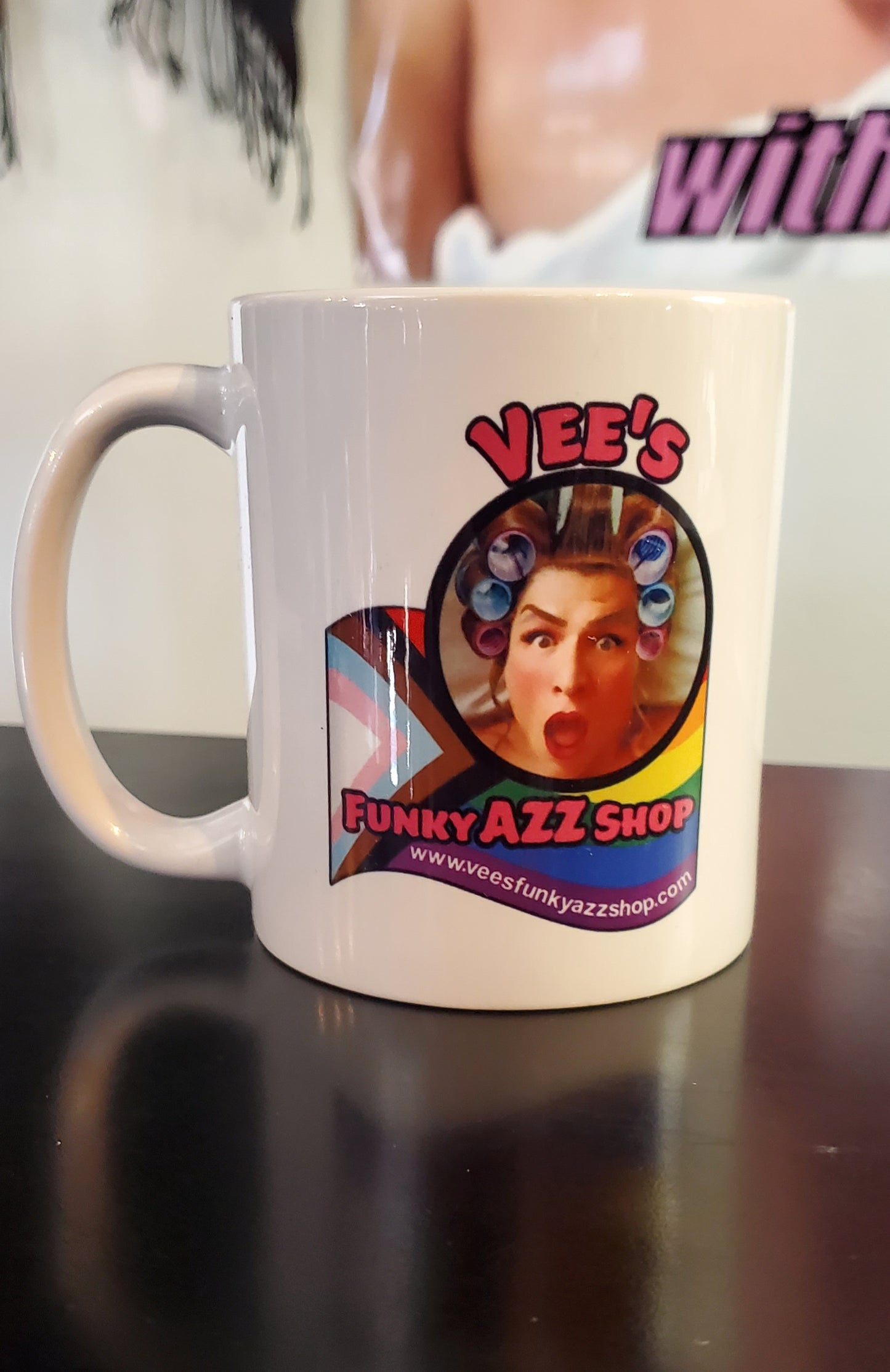 Vees Funky AZZ Mugs