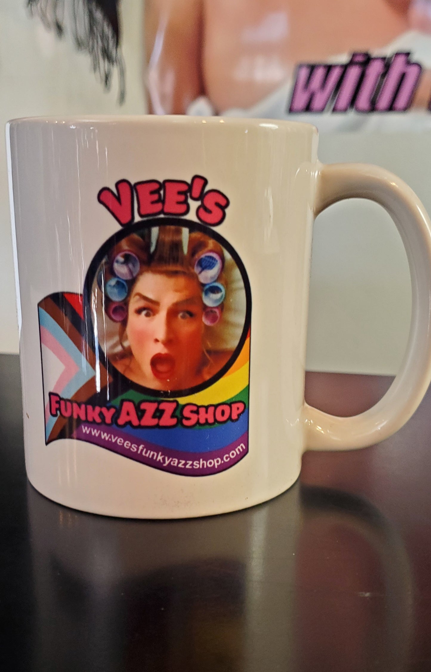 Vees Funky AZZ Mugs