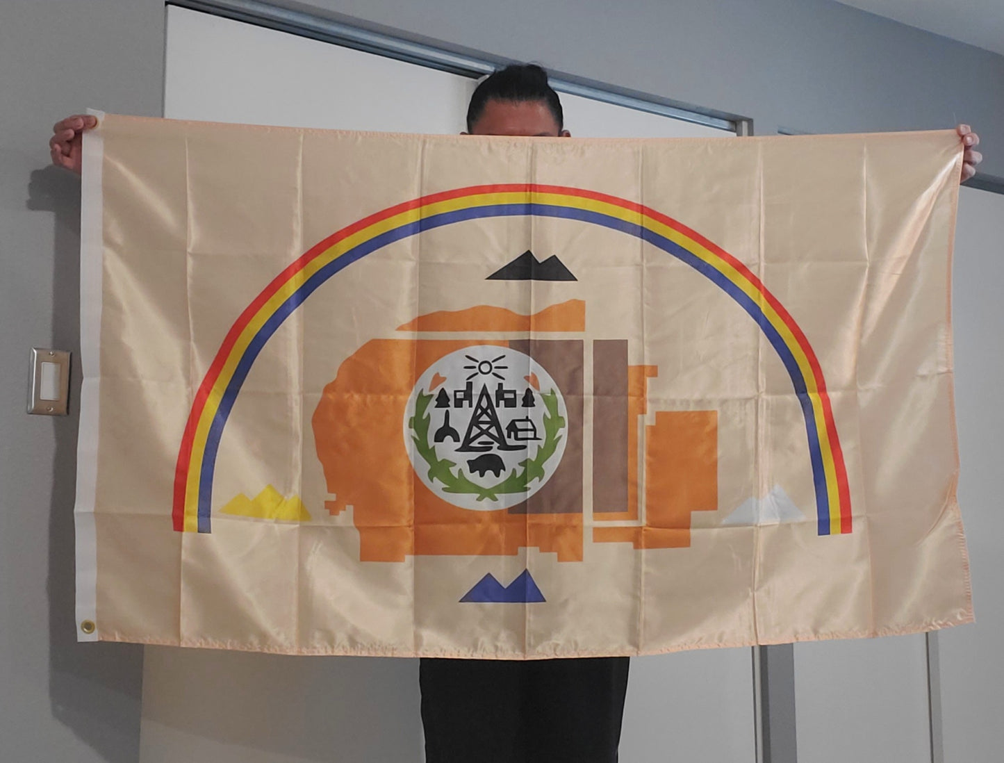 Navajo Nation Double Sided Flag 3'x5' Silk Material