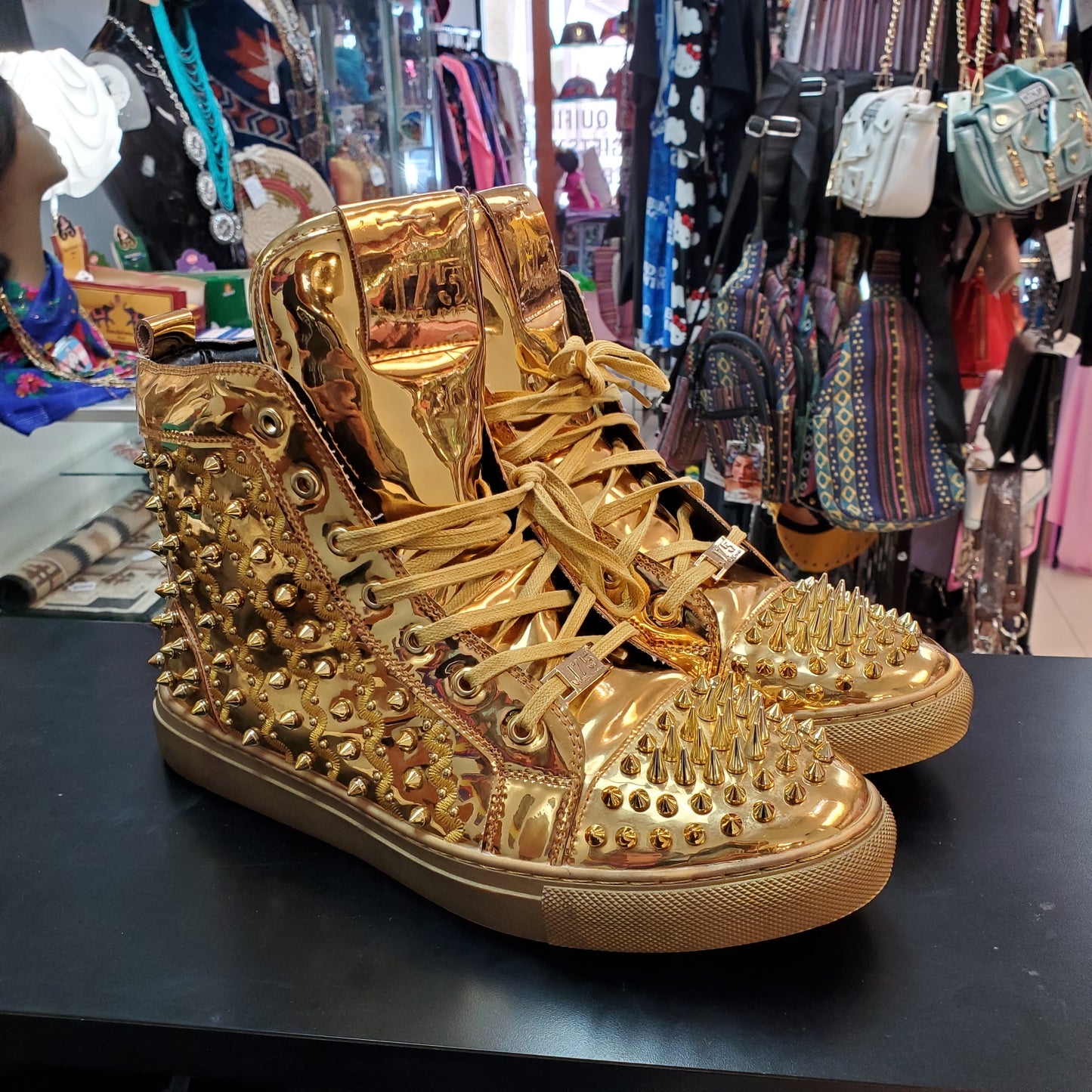 J75 by Jump NewYork Zicron Gold Hightop Sneaker