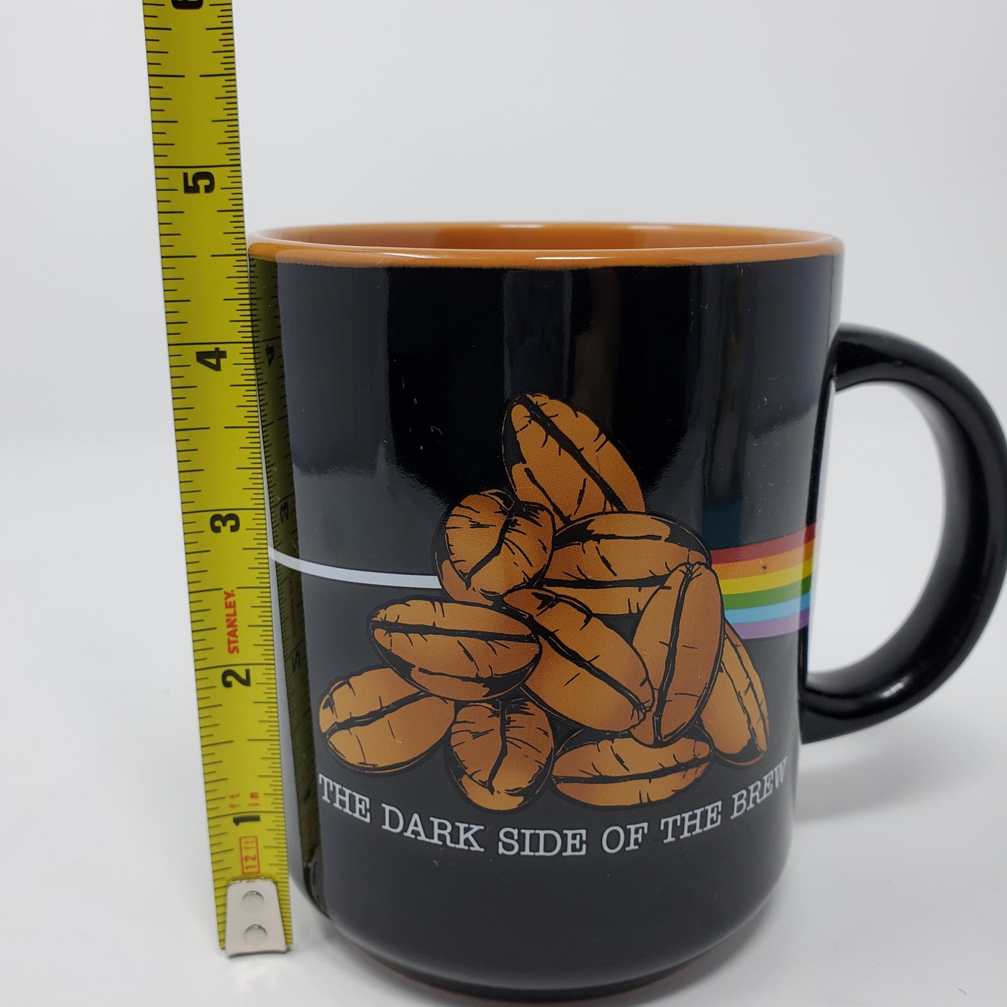 Pink Floyd the dark side of the blue prism logo.. 20 oz ceramic mug