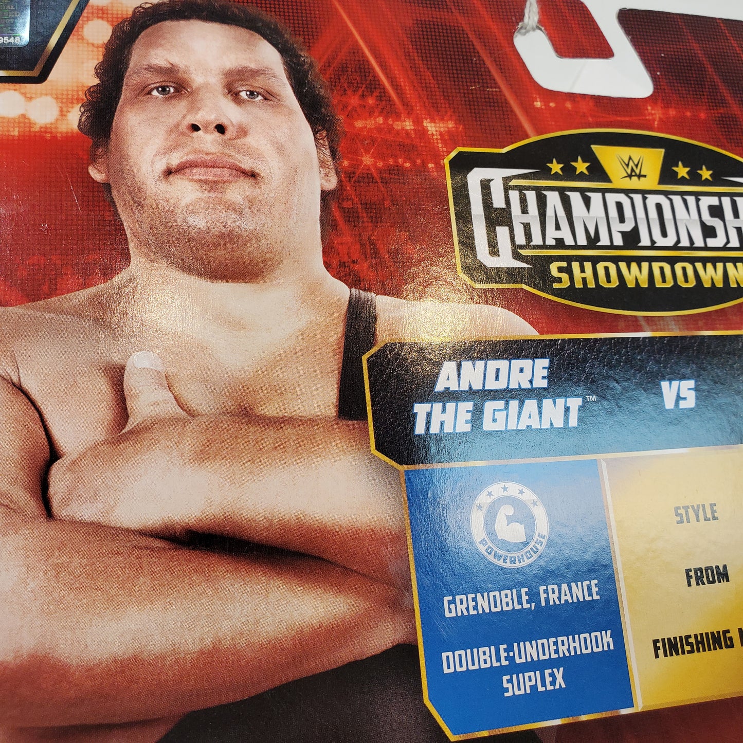 WWF Andre The Giant VS Hulk Hogan Championship showdown series 10 with stand